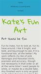 Mobile Screenshot of katesfunart.com